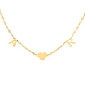 Heart Initial Necklace – Two letters to symbolise your bond