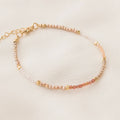 Crystal and Metal Cube Bracelet