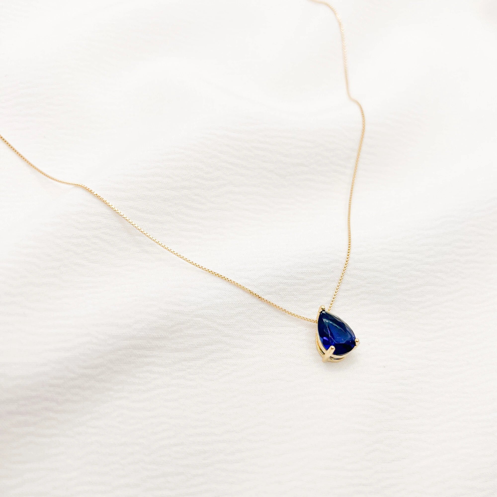 Zirconia Drop Necklace