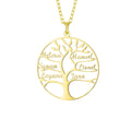 Tree of Life Chain with Engraving