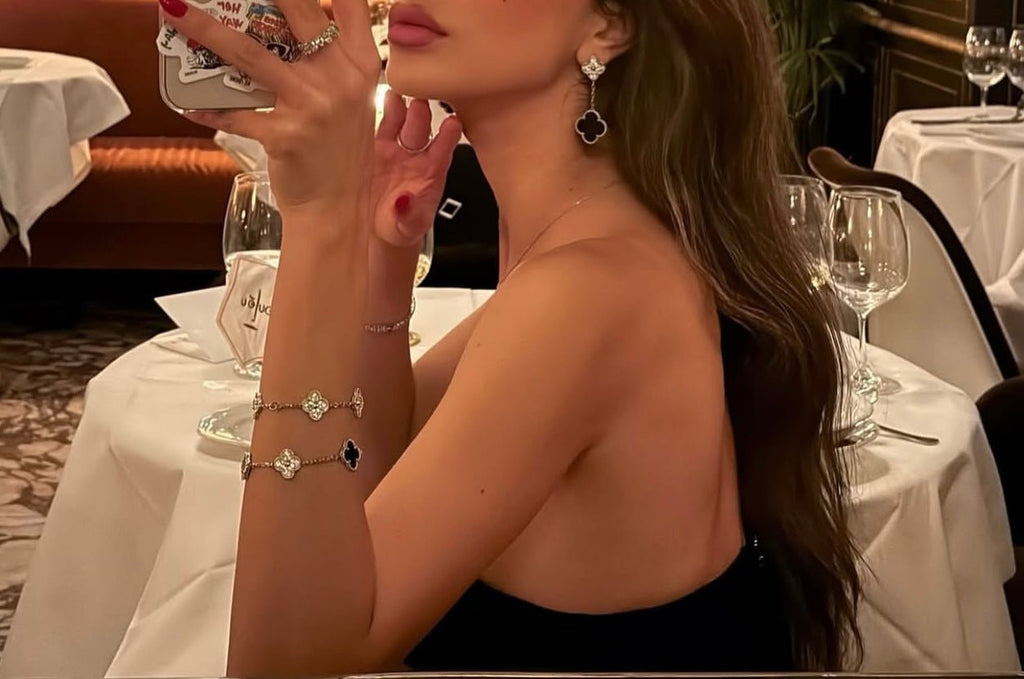 Clover Bracelet Full Gold 18k Gold