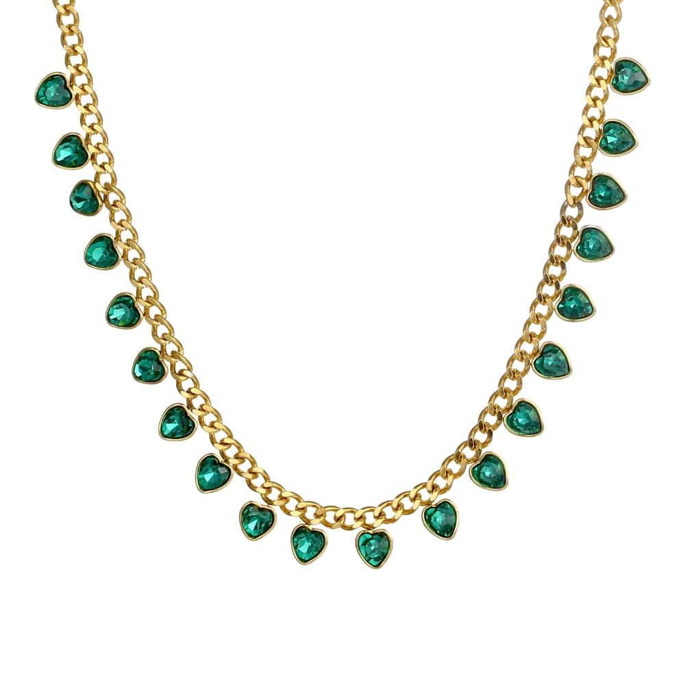 Necklace with Hearts