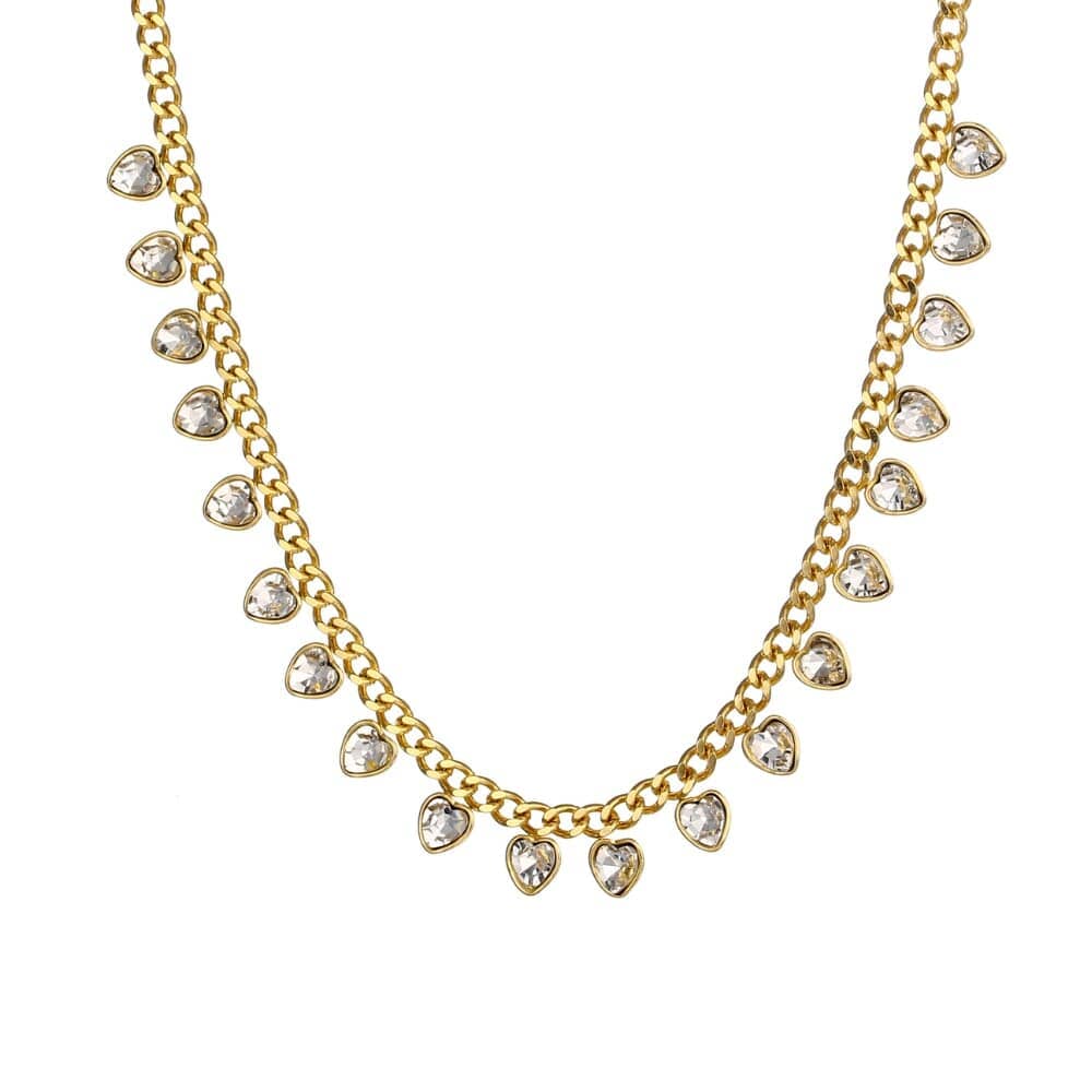 Necklace with Hearts