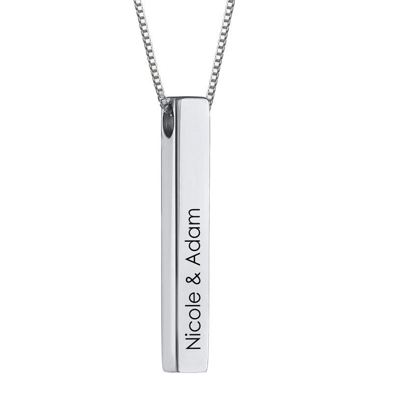 Engraved Bar Necklace