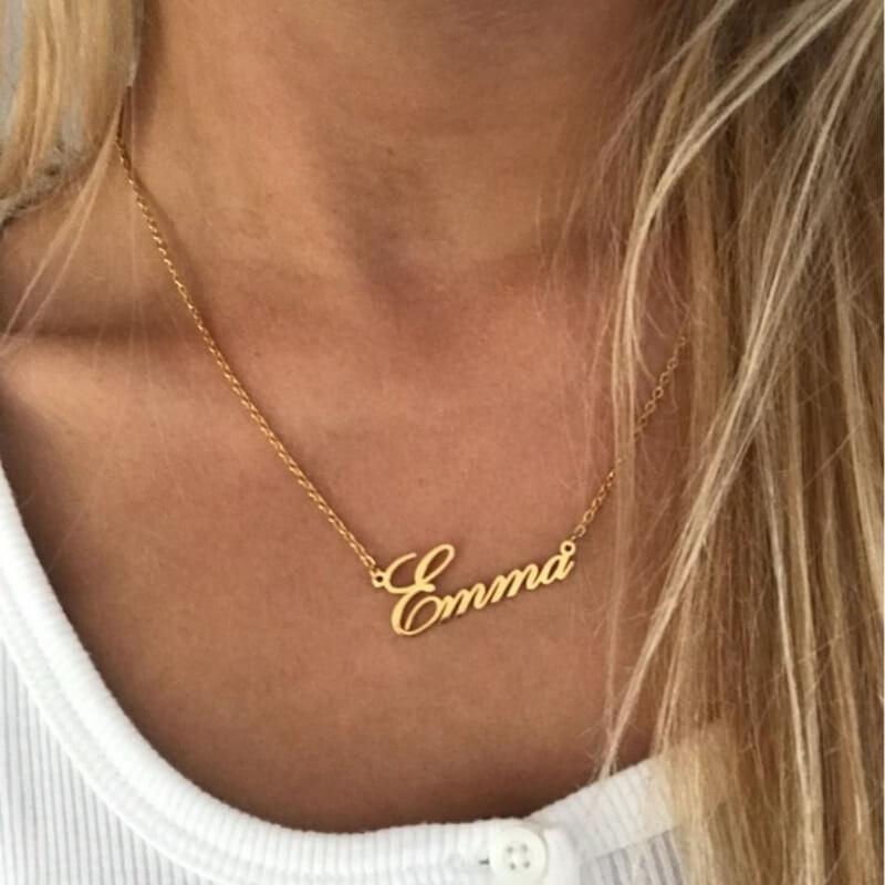 Name Necklace With Personal Engraving