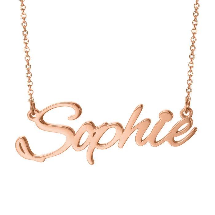 Name Necklace With Personal Engraving