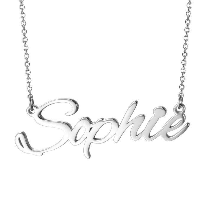 Name Necklace With Personal Engraving