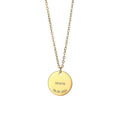 Customizable Round Plate Necklace