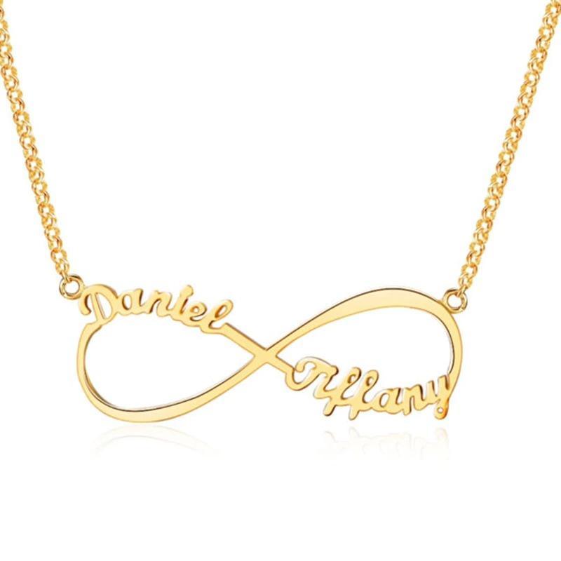Personalized Necklace Of Infinity