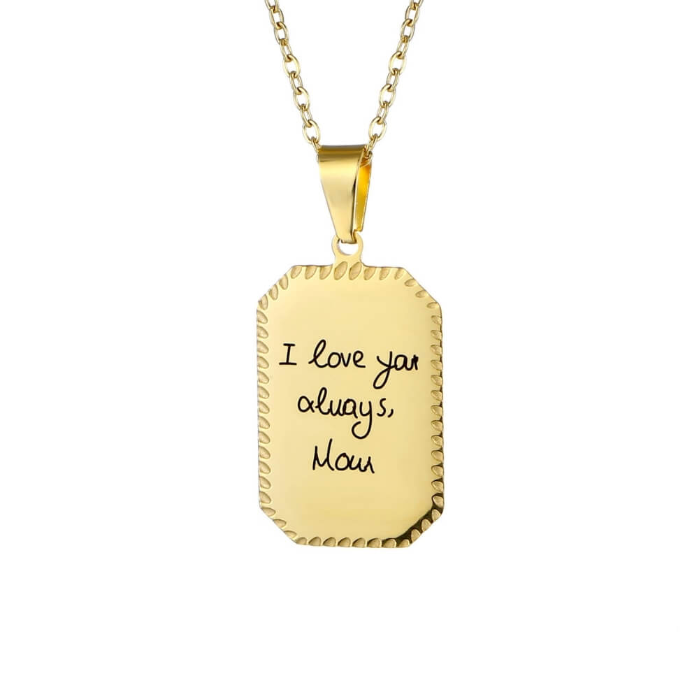 Personalised Plate Necklace