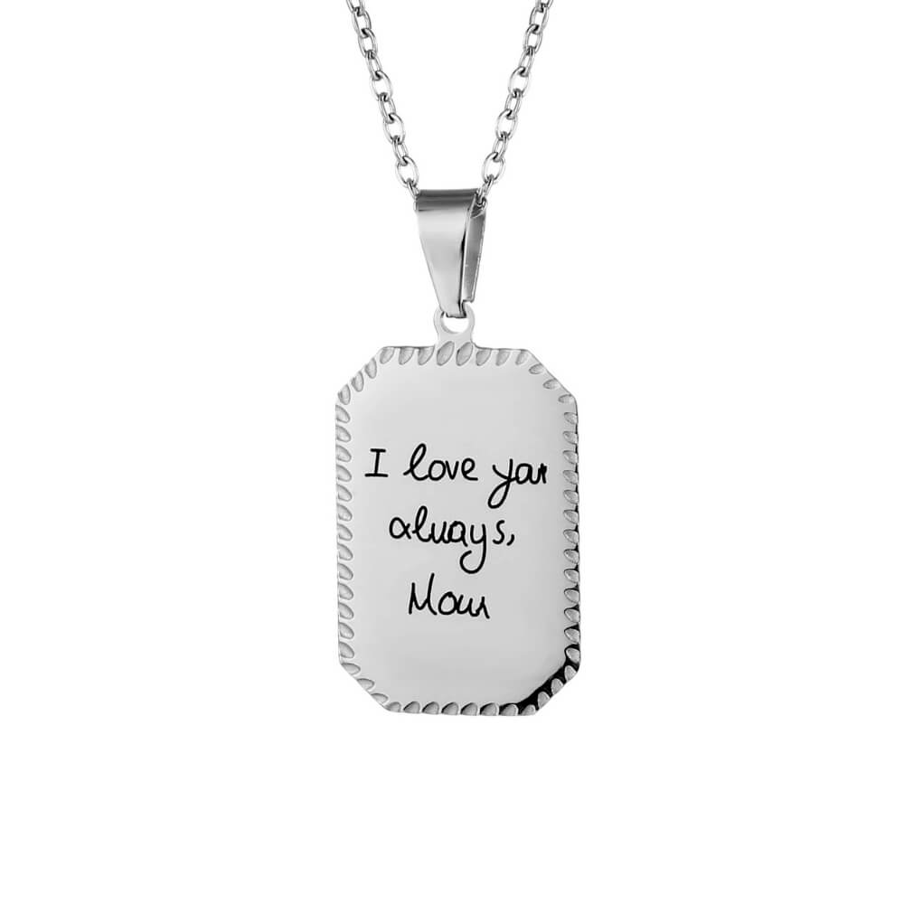 Personalised Plate Necklace
