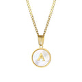 Personalised Freshwater Shell Letter Necklace