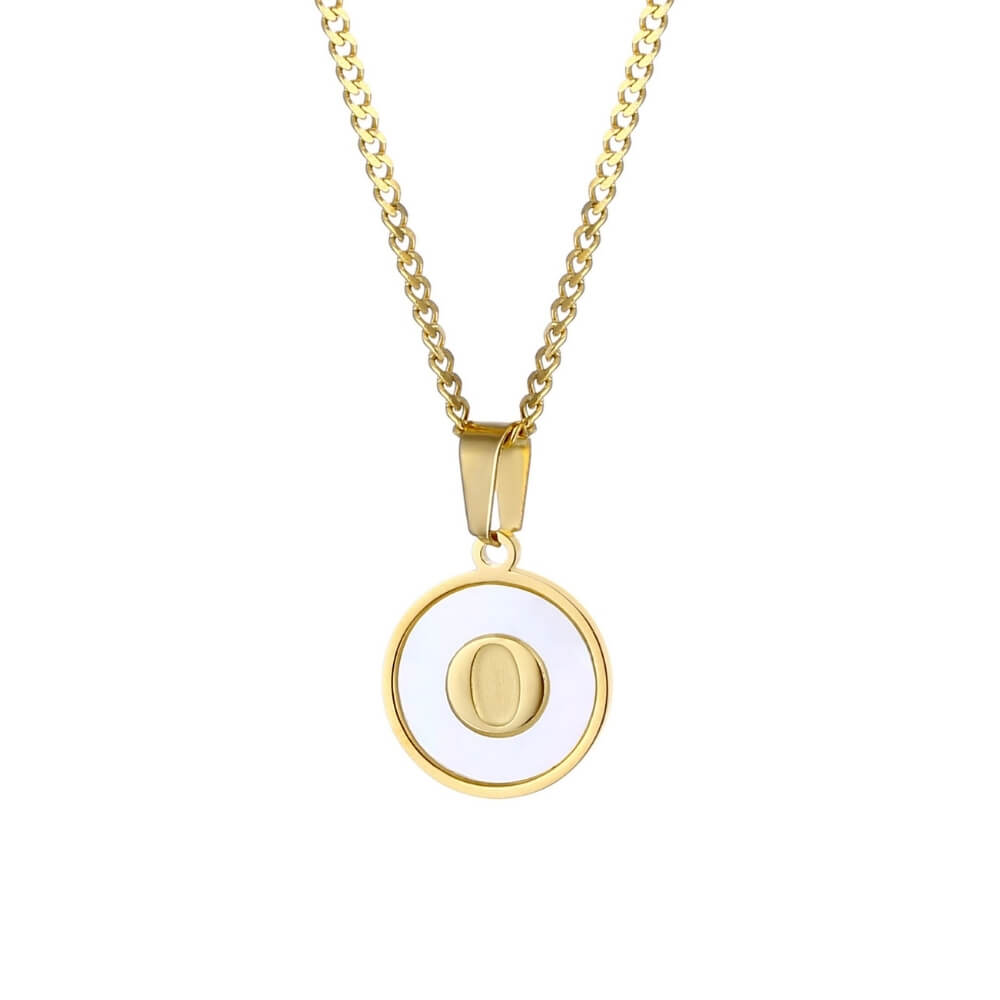 Personalised Freshwater Shell Letter Necklace
