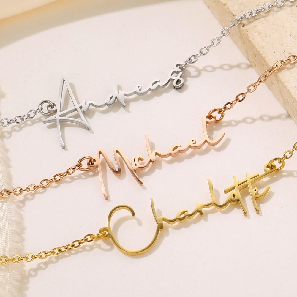 Name Necklace in signature style
