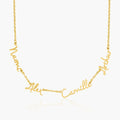 Name Necklace with 4 Names