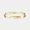 Screw Bangle Love Eternity Bracelet 18k Gold With Zircon