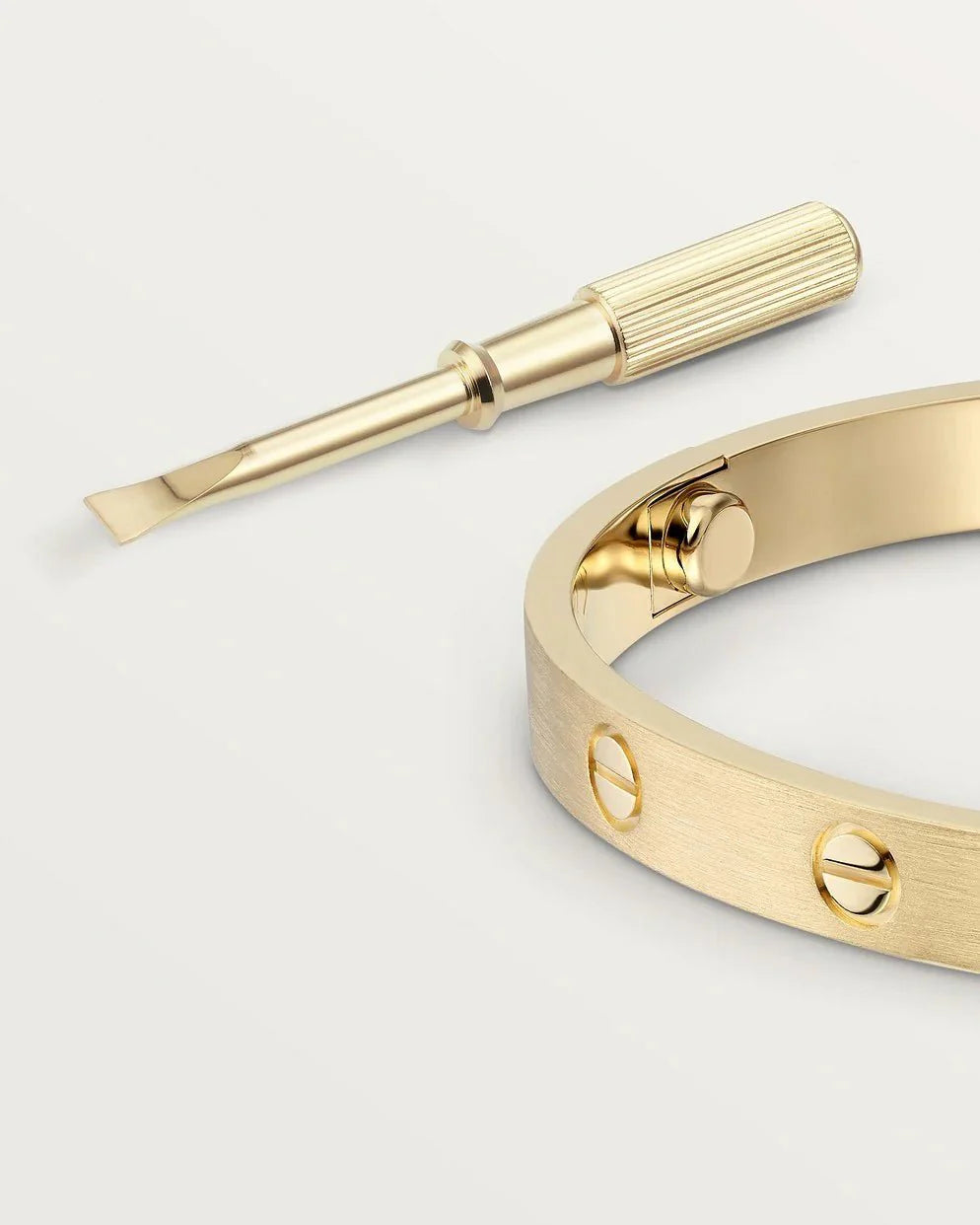 Screw Bangle Love Eternity Bracelet 18k Gold