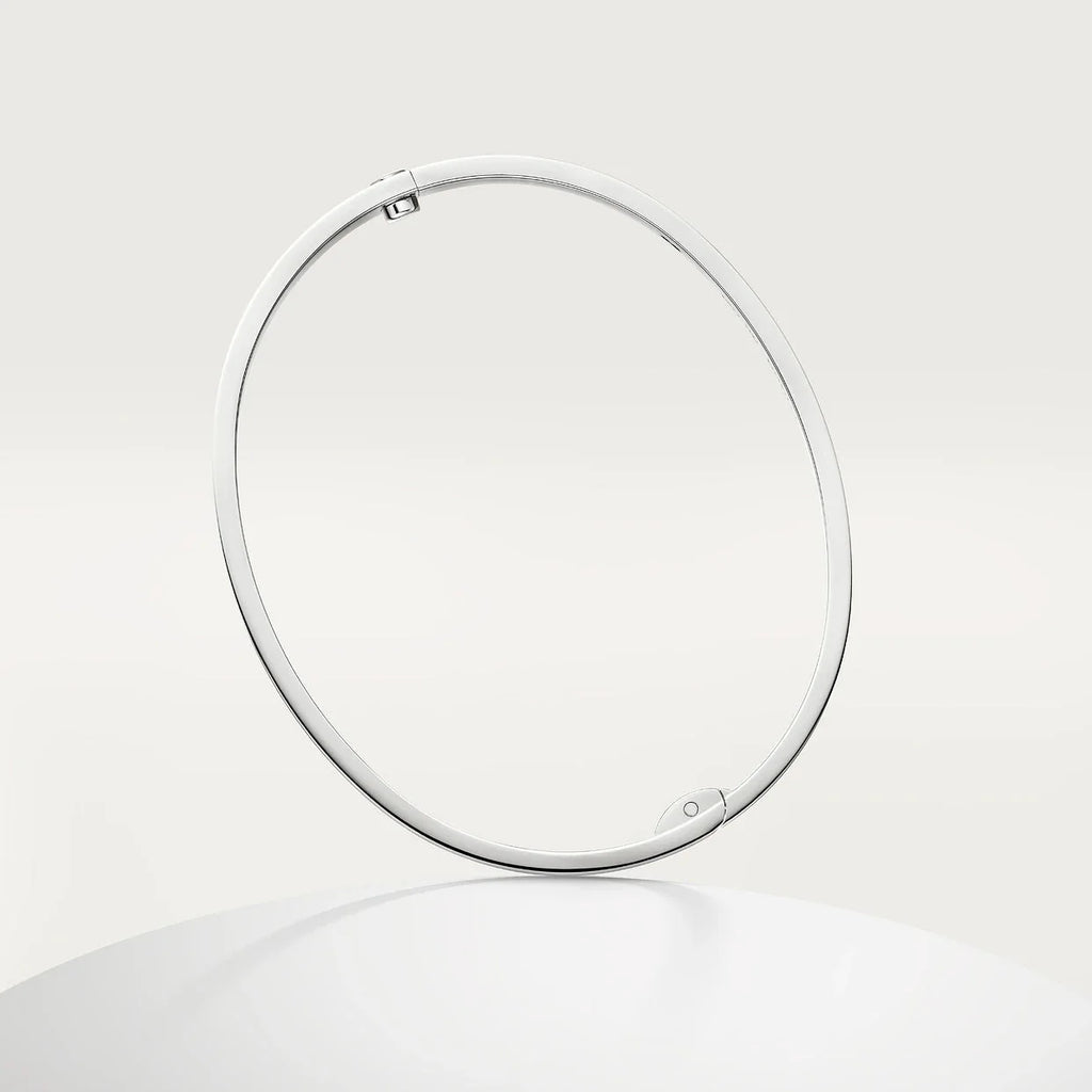 Screw Bangle Love Eternity Bracelet Silver With Zircon