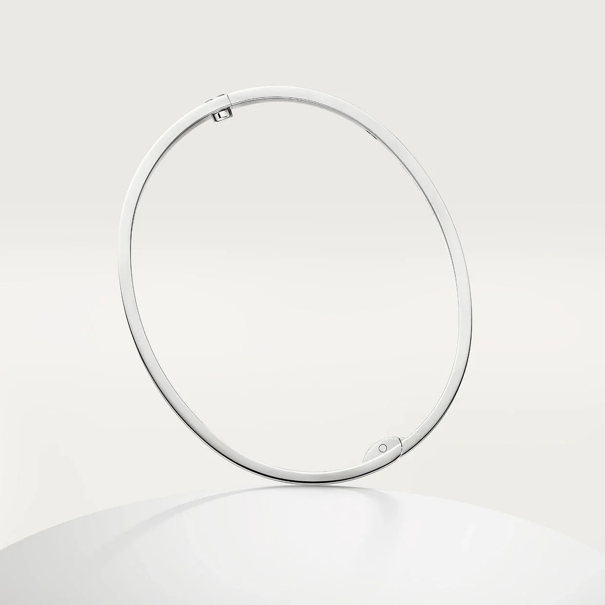 Screw Bangle Love Eternity Bracelet Silver With Zircon