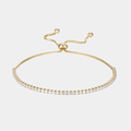 Tennis Diamond Bracelet 18k Gold Adjustable