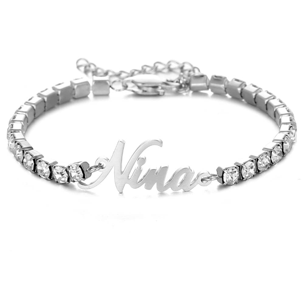 Tennis Bracelet with engraving